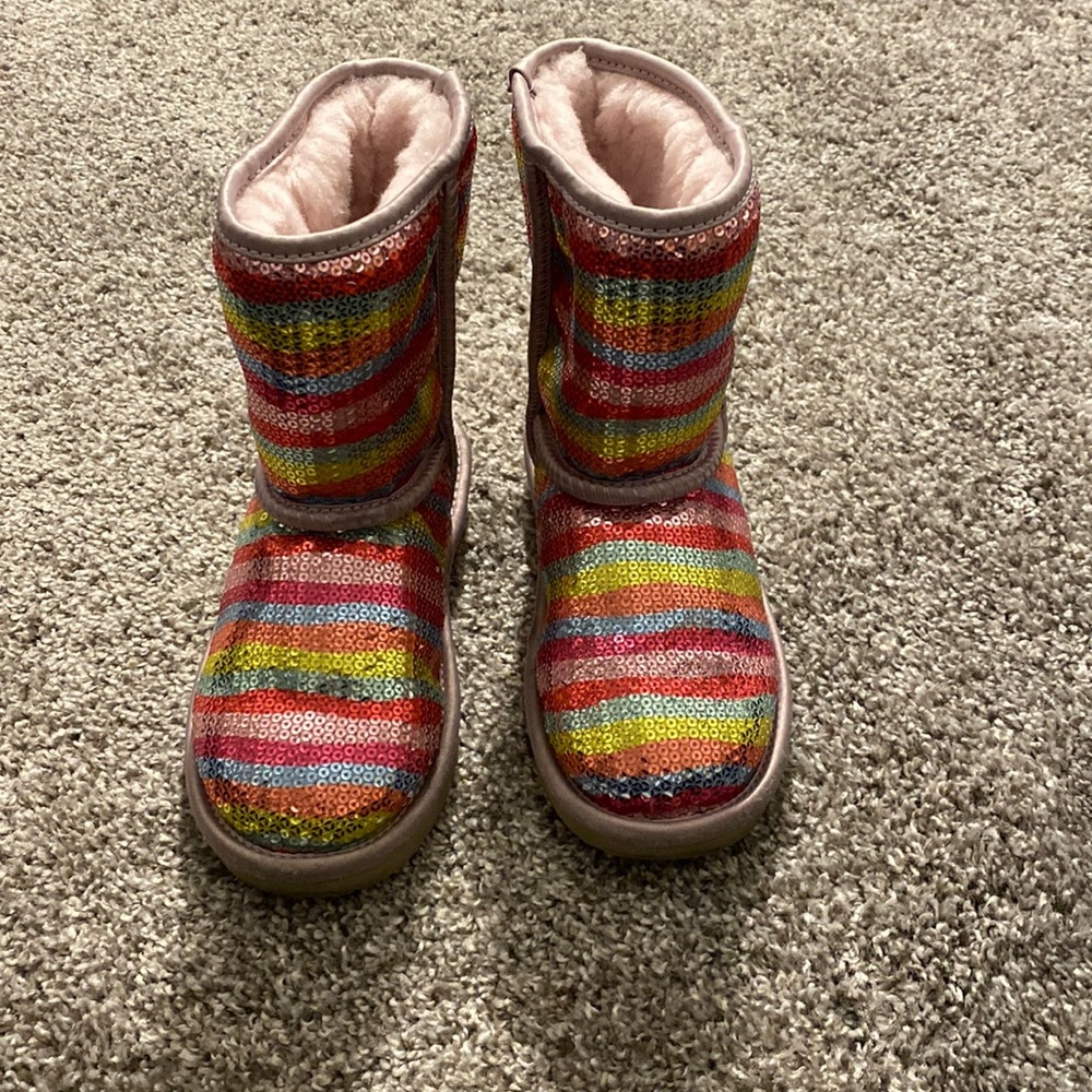 Little girls sequin Uggs